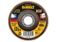 DEWALT Power Tools Extreme Flap Disc 115 x 22.2mm 40G
