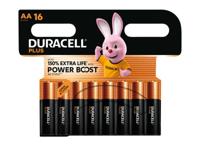 Duracell AA Cell Plus with Power Boost Batteries (Pack 16)