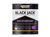 Everbuild Sika Black Jack® 901 Black Bitumen Paint 1 litre