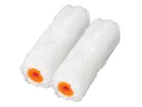 Faithfull Medium Pile Mini Roller Refills 100mm (4in) Pack of 2