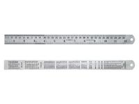 Faithfull Steel Rule 300mm / 12in x 25mm