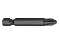 Faithfull Pozi S2 Grade Steel Screwdriver Bits PZ1 x 50mm (Pack 3)