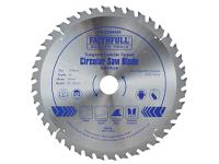 Faithfull Circular Saw Blade Anti Kick 250 x 30mm x 40T