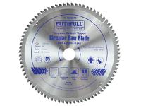 Faithfull TCT Circular Saw Blade Zero Degree 250 x 30mm x 80T