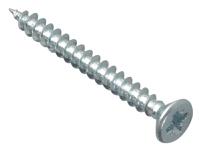 ForgeFix Multi-Purpose Pozi Compatible Screw CSK ST ZP 4.0 x 40mm Forge Pack 20