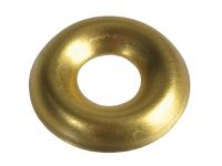 ForgeFix Screw Cup Washers Solid Brass Polished No.6 Bag 200