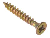ForgeFix Multi-Purpose Pozi Compatible Screw CSK ST ZYP 3.5 x 13mm Box 200