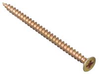 ForgeFix Multi-Purpose Pozi Compatible Screw CSK ST ZYP 5.0 x 75mm Box 100