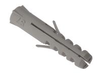 ForgeFix Nylon Wall Plug Rimless M6 x 30mm Bag 100