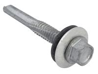 ForgeFix TechFast Hex Head Roofing Screw Self-Drill Heavy Section 5.5 x 38mm Pack 100