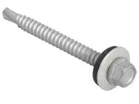 ForgeFix TechFast Hex Head Roofing Screw Self-Drill Light Section 5.5 x 57mm Pack 50