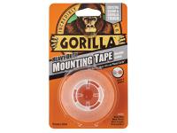 Gorilla Glue Gorilla Heavy-Duty Mounting Tape 25.4mm x 1.52m Crystal Clear