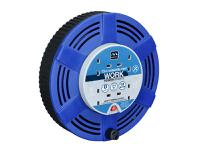 Masterplug Cassette Cable Reel 240V 10A 4-Socket Thermal Cut-Out Blue 15m
