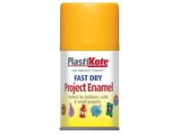PlastiKote Fast Dry Enamel Aerosol Sunshine Yellow 100ml