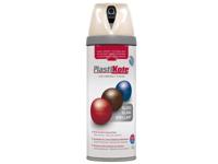 PlastiKote Twist & Spray Gloss Antique White 400ml