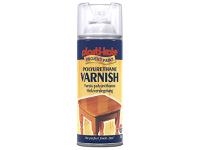 PlastiKote Varnish Spray Clear Gloss 400ml