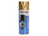 PlastiKote Metallic Spray Gold 400ml