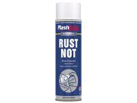 PlastiKote Rust Not Spray Matt White 500ml