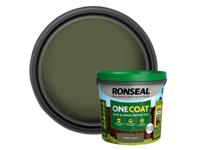 Ronseal One Coat Shed & Fence Protector Forest Green 5L 60200