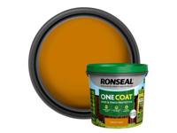 Ronseal One Coat Shed & Fence Protector Harvest Gold 5L 41100