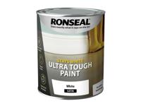 Ronseal Stays White Ultra Tough Paint Satin White 750ml