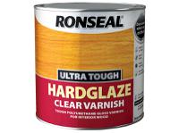 Ronseal Ultra Tough Hardglaze Internal Clear Gloss Varnish 250ml