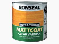 Ronseal Ultra Tough Mattcoat Internal Clear Varnish 2.5 litre
