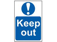 Scan Keep Out - PVC Sign 400 x 600mm