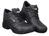 Scan 4 D-Ring Chukka Safety Boots Black UK 10 EUR 44