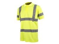 Scan Hi-Vis Polo Shirt Yellow - L (42in)