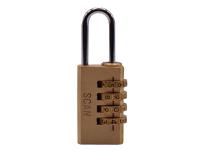 Scan Brass Combination Padlock 20mm