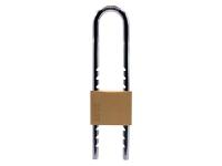 Scan Brass Padlock 50mm Sliding Shackle