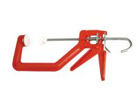 COX™ SoloClamp 100P One-Handed Plastic Pad G-Clamp 100mm (4in)
