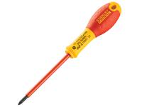 STANLEY® FatMax® VDE Insulated Screwdriver Pozidriv Tip PZ1 x 100mm