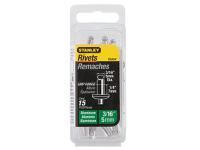 STANLEY® 1-PAA64 Aluminium Rivets Medium 5 x 7mm Pack of 15