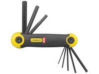 STANLEY® Metric Folding Hexagon Key Set, 8 Piece
