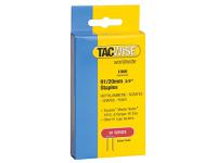 Tacwise 91 Narrow Crown Staples 20mm - Electric Tackers (Pack 1000)
