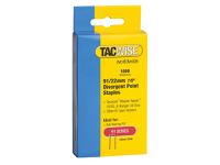 Tacwise 91 Narrow Crown Divergent Point Staples 22mm - Electric Tackers (Pack 1000)