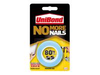 UniBond No More Nails Indoor Permanent Mounting Tape Roll 19mm x 1.5m