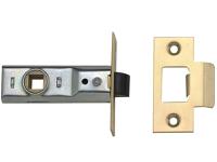 Yale Locks M888 Tubular Mortice Latch 64mm 2.5 in Polished Brass Pack of 3