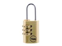 Yale Locks Brass Combination Padlock 22mm