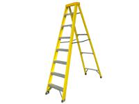 Zarges Fibreglass Swingback Steps Open, 2.15m Closed 2.38m 8 Rungs