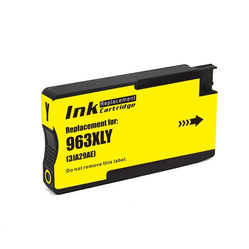 Compatible HP 963XL 3JA29AE Yellow Ink Tank Cartridge 1600 Page Yield Not compatible with HP Plus