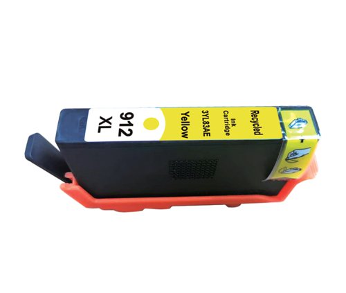 Compatible HP 912XL 3YL83AE Yellow Ink Tank Cartridge 825 Page Yield Not compatible with HP Plus