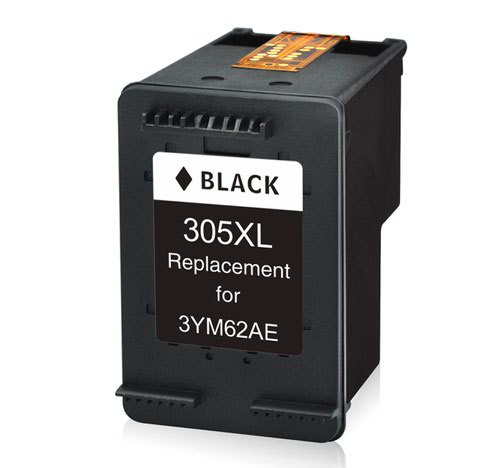 Compatible HP 3YM62AE 305XL Black Ink Cartridge 18ml 700 page yield