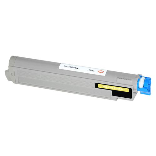 Compatible OKI Toner 43837129 Yellow 22000 Page Yield