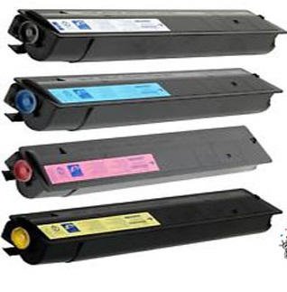 Remanufactured Toshiba 6AJ00000135 T-FC505E-C Cyan New Chip Colour Copier Toner 33600 Page Yield 