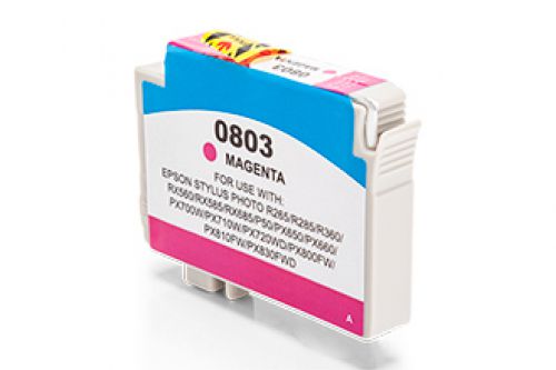 Compatible Epson C13T08034011 T0803 Magenta 460 Page Yield