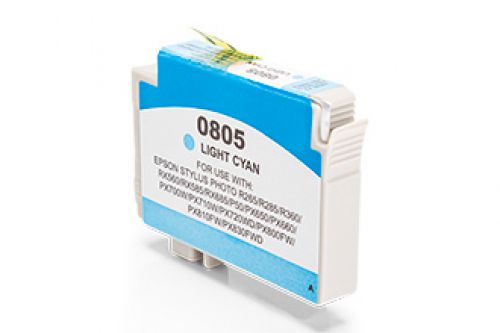 Compatible Epson C13T08054011 T0805 Light Cyan 350 Page Yield
