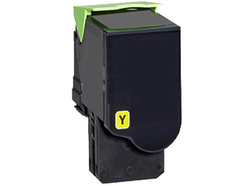 Remanufactured Lexmark C242XY0 C242X Yellow Laser Toner Colour 3500 Page Yield 